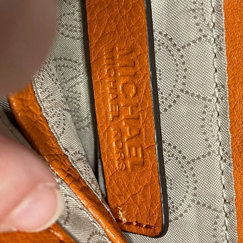 MICHAEL Michael Kors ' Charlton' Orange Crossbody with‎ Gold Hardware